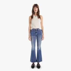 [MOTHER] NWOT Weekender Fray Denim Blue Jeans
